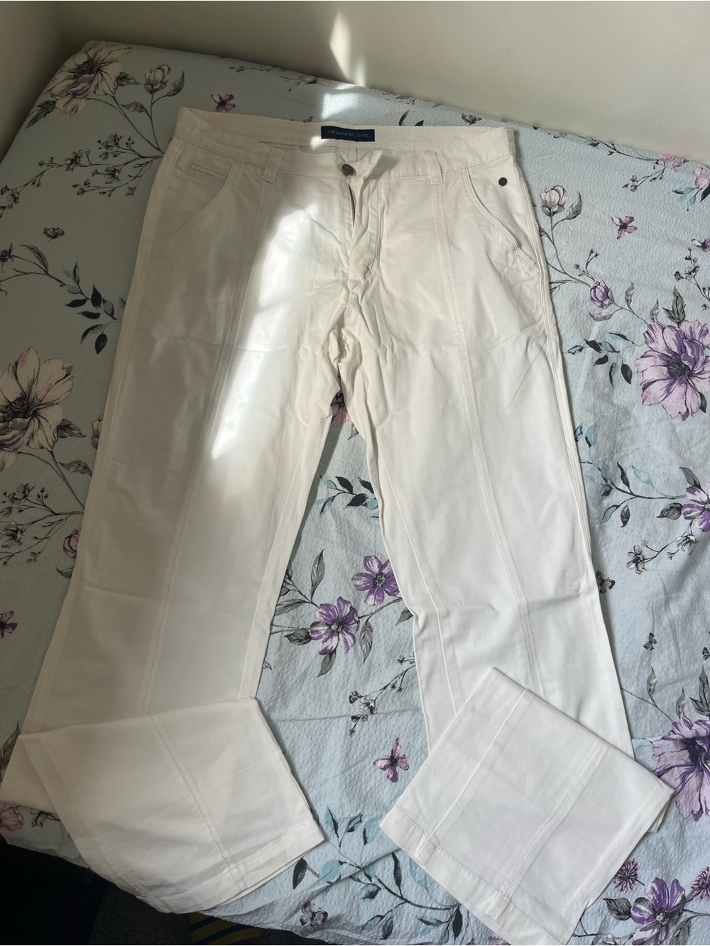 Trussardi Men's White Chinos